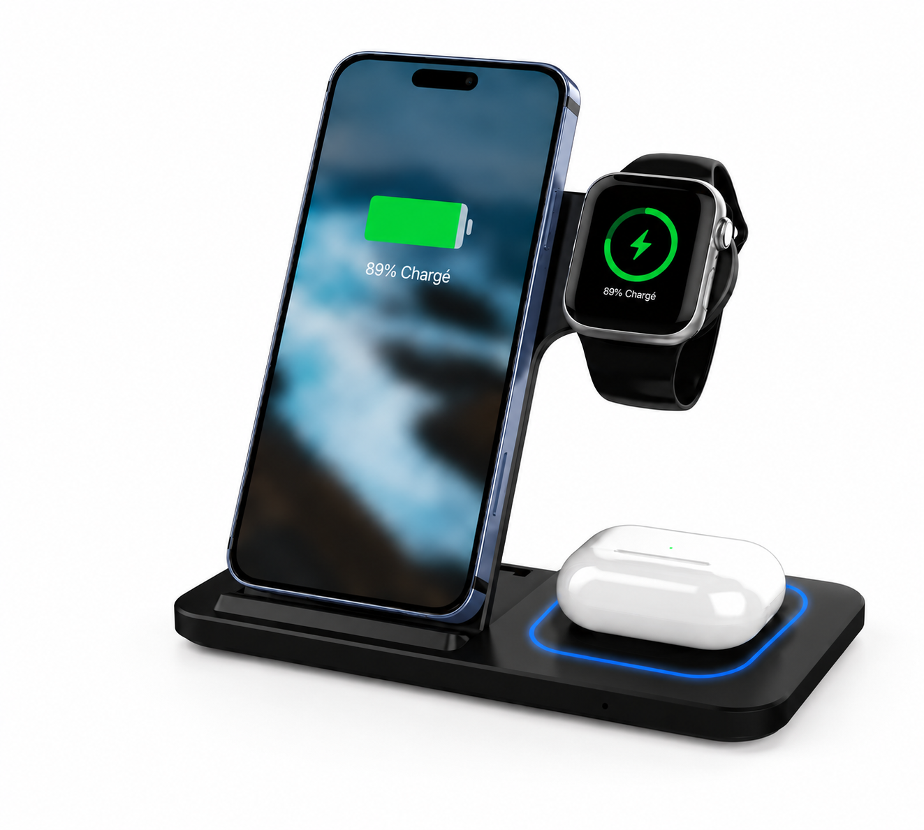 Station de Charge Rapide 3-en-1
